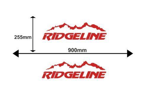 Ridgeline Logo - HONDA RIDGELINE -2X racing stickers vinyl body decal eblem logo ...