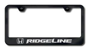 Ridgeline Logo - Honda Ridgeline Logo Powder Coated Black Gloss License Plate Frame ...