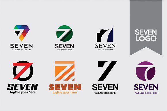 Seven Logo - Number Seven Logo ~ Logo Templates ~ Creative Market