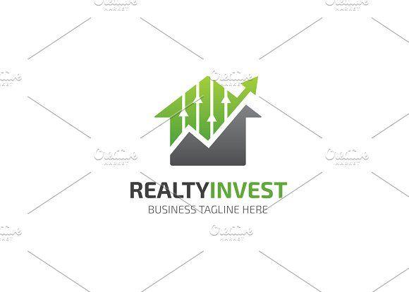 Invest Logo - Realty Invest Logo ~ Logo Templates ~ Creative Market