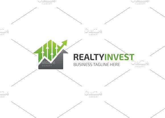 Invest Logo - Realty Invest Logo ~ Logo Templates ~ Creative Market