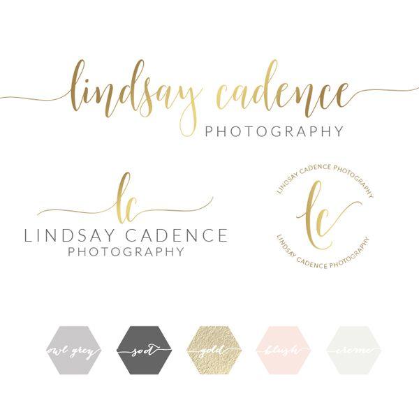 Lindsay Logo - Lindsay Cadence Logo Set - Macarons and Mimosas