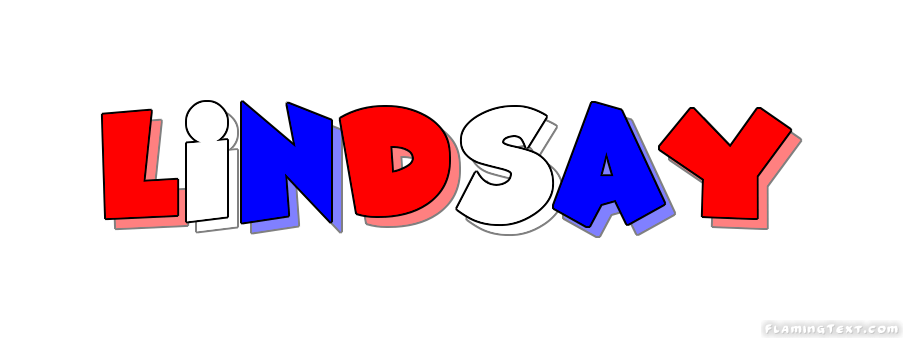 Lindsay Logo - United States of America Logo. Free Logo Design Tool from Flaming Text