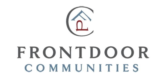 Obu Logo - FrontDoor Communities. Gold OBIE. Best Logo. Corporate