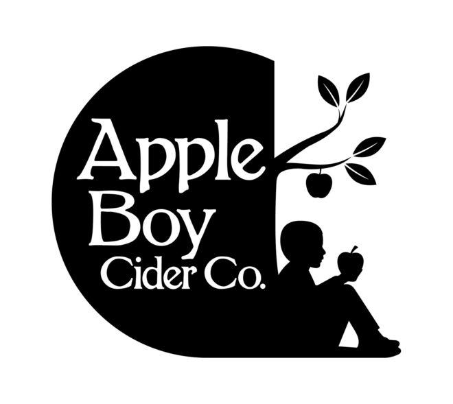 Cider Logo - Apple Boy Cider logo