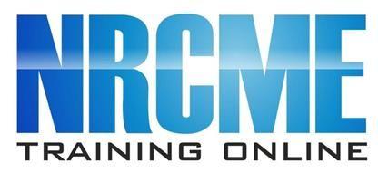 NRCME Logo - NRCME TRAINING ONLINE Trademark of NRCME Training Online LLC. Serial ...