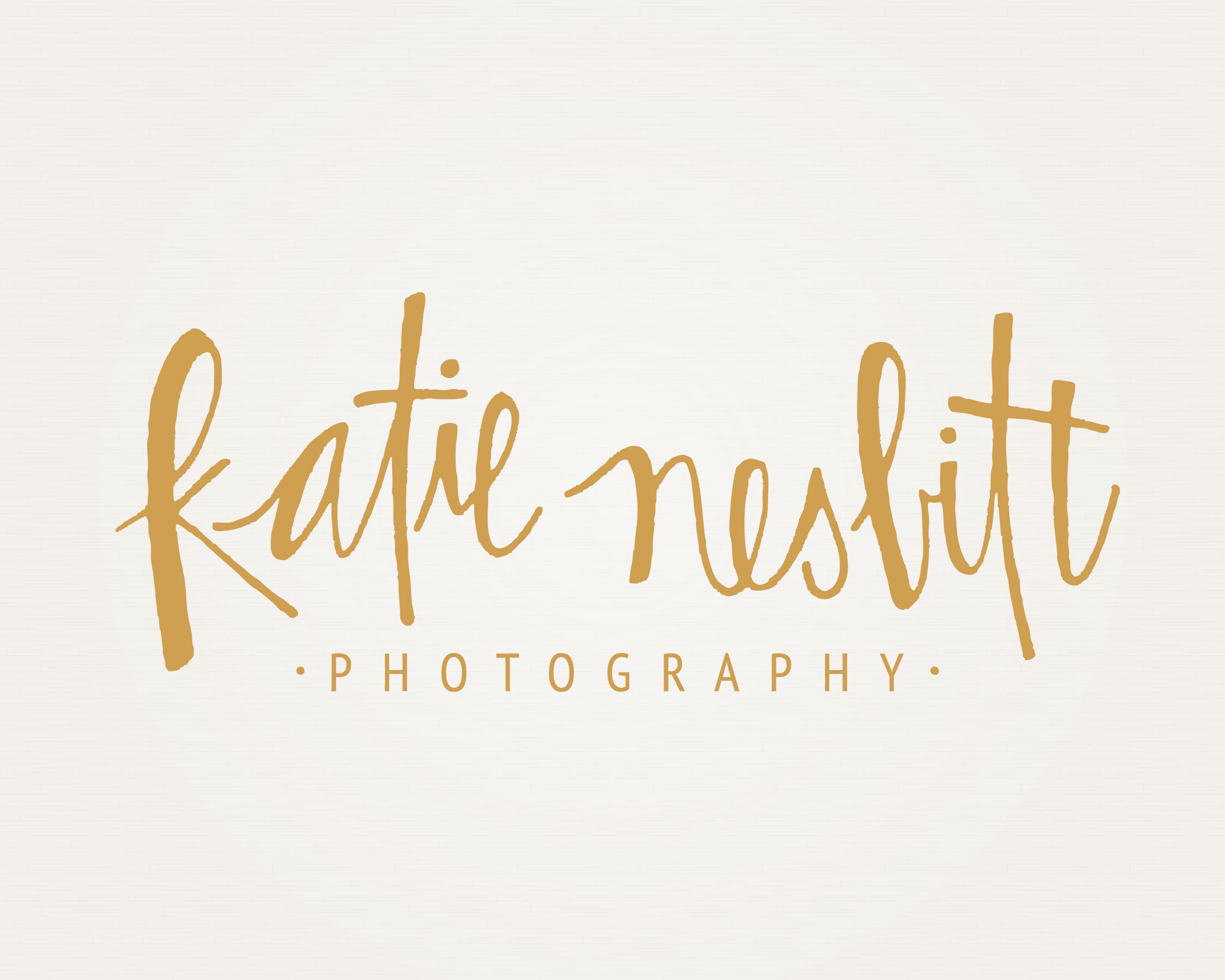 Katie Logo - Brand Identity : Katie Nesbitt Photography – Three Fifteen Design