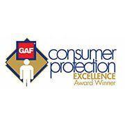 GAF Logo - GAF Consumer Protection Excellence Award Logo E1434045184912