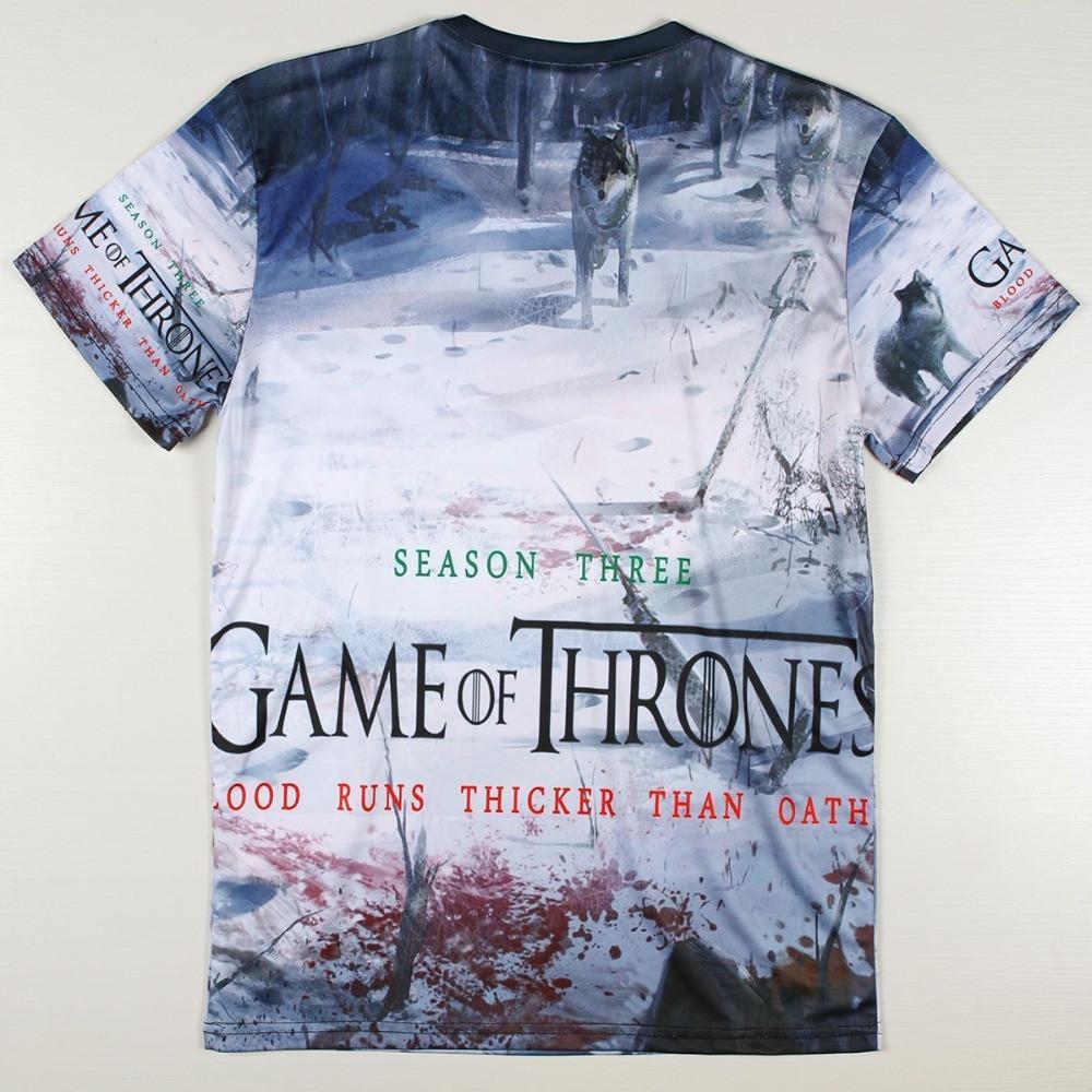 Gof Logo - Game Of Thrones Dire Wolf GOF Logo Allover Print Tshirt