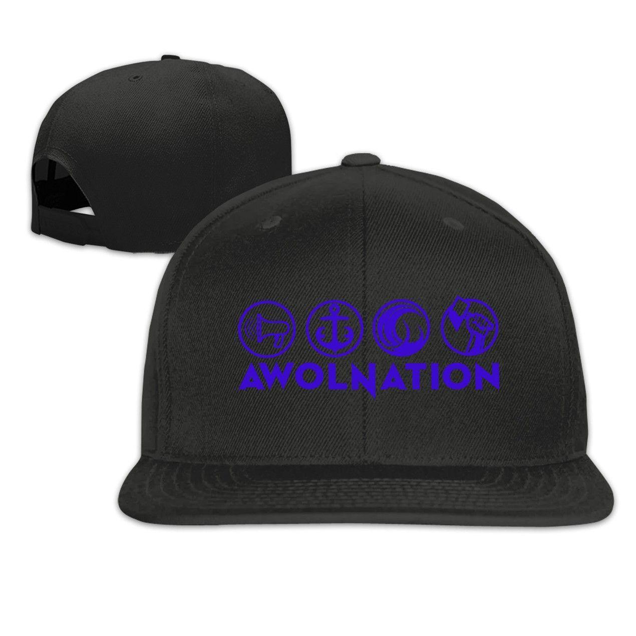 AWOLNATION Logo - AWOLNATION logo Snapback Baseball Caps Flat Hat - Tanga