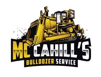 Dozer Logo - McCahill's Bulldozer Service logo design - 48HoursLogo.com