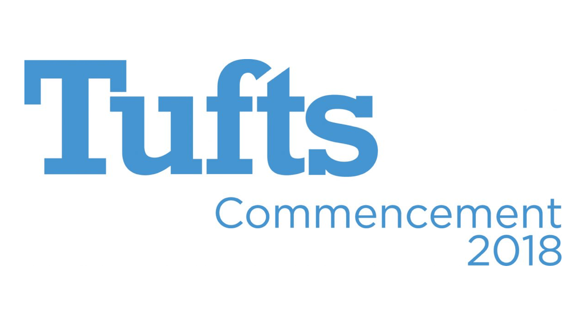 Tufts Logo - TUFTS_Commencement_2018_logo_blue_med