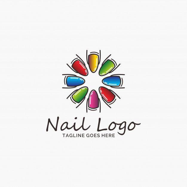 Nail Logo - Nail salon logo design template. Vector | Premium Download