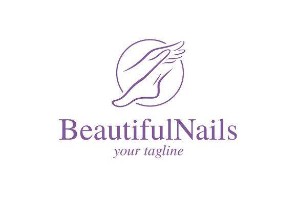 Nail Logo - Beautiful Nails Logo Logo Templates Creative Market