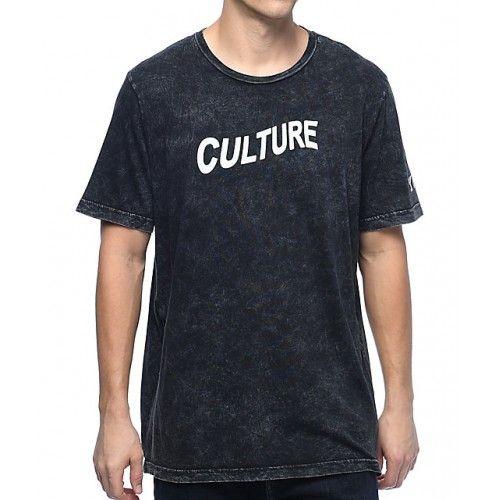 Yrn Logo - YRN Culture Black Pigment Washed T-Shirt Culture Black Pigment ...