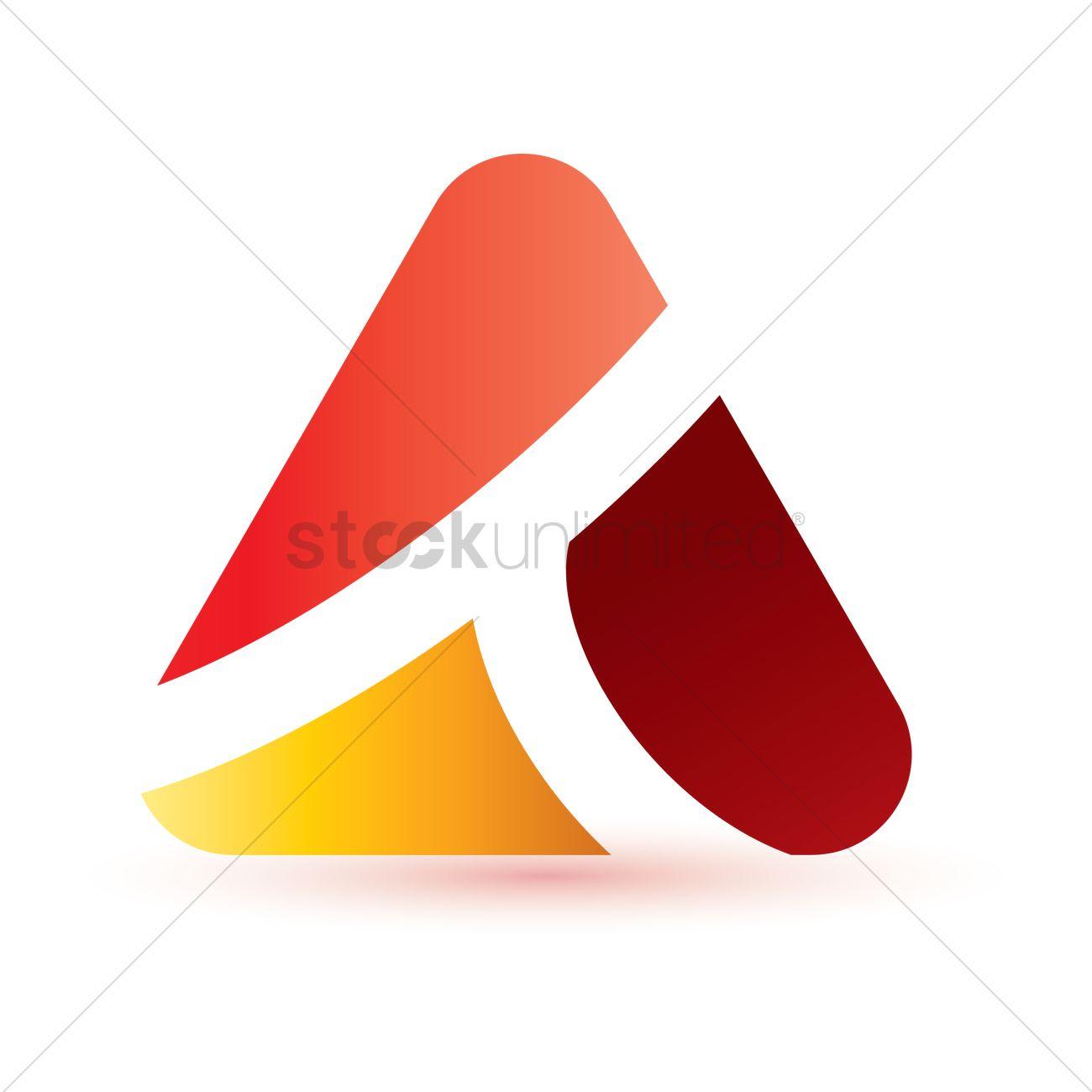 Red Geometric Logo - Geometric logo element Vector Image - 1823441 | StockUnlimited
