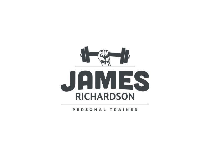 Richardson Logo - James Richardson Personal Trainer Logo by Joe Taylor | Dribbble ...