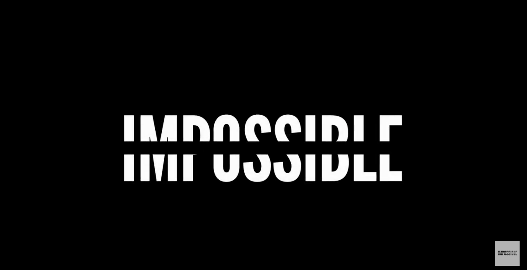 Inpossible Logo - the impossible logo / IMPOSSIBLE ®