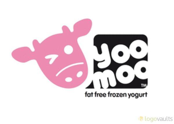 Yogurt Logo - Yoo Moo - Fat Free Frozen Yogurt Logo (GIF Logo) - LogoVaults.com