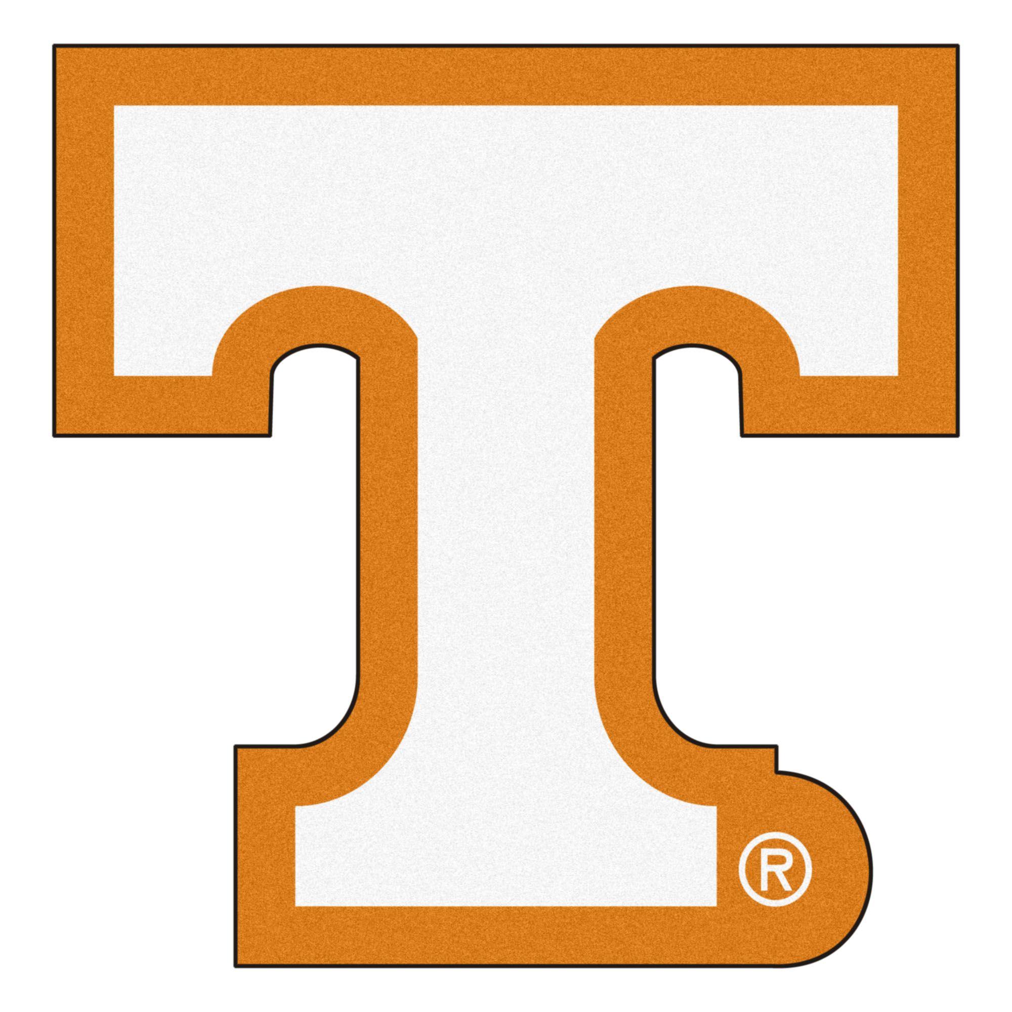 Tennese Logo - University of Tennessee Volunteers Logo Area Rug - Nylon
