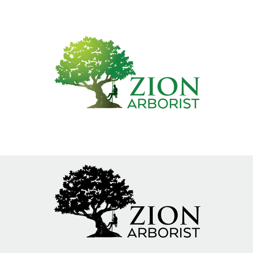 Arborist Logo - Create a unique yet realistic tree with or without roots, include a ...