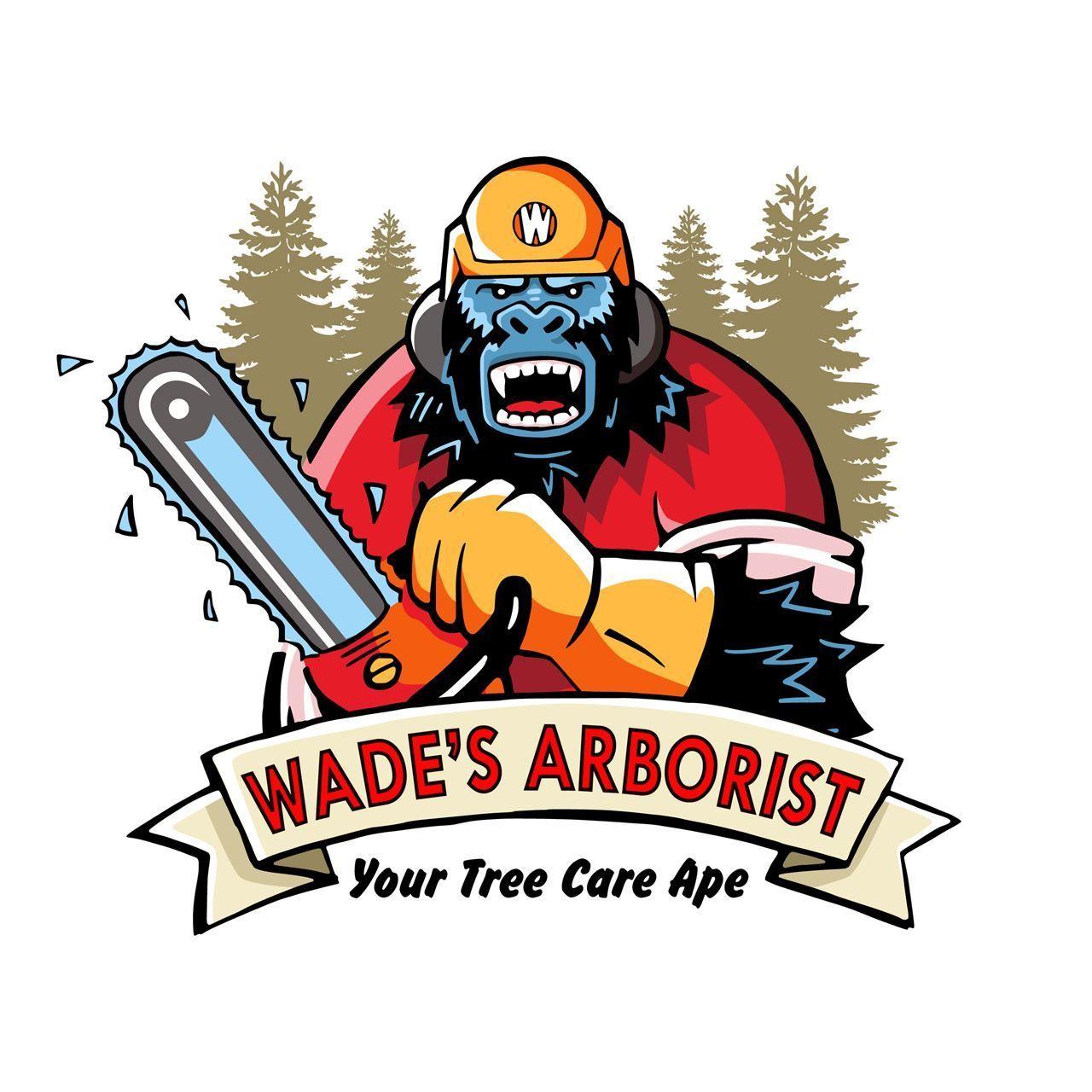 Arborist Logo - Wade's Arborist Logo-Sophie Green - Liverpool Artist and Illustrator