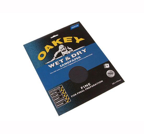 FlexPaper Logo - Oakey Wet & Dry Flex Paper 230 x 280mm - Fine 4 Sheets