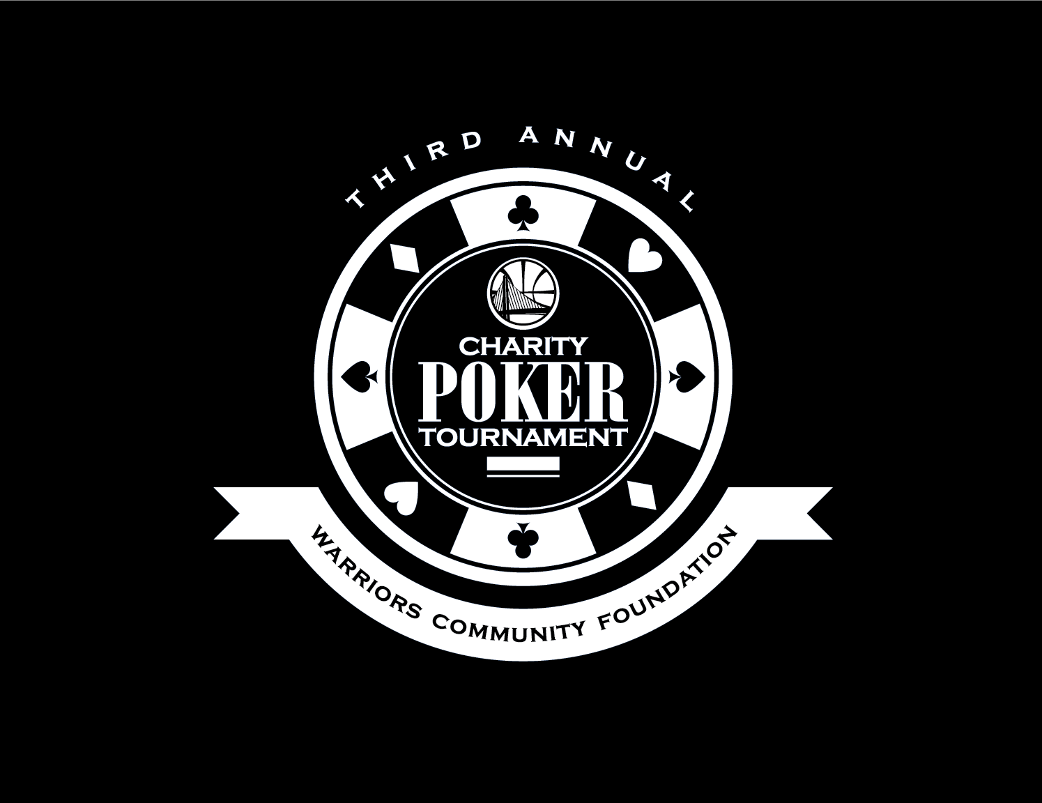 Poker Logo - Golden State Warriors Charity Poker Tournament Logo