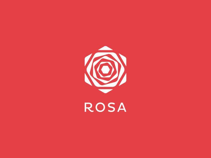 Rosa Logo - Best Icon Identity Cognitive Design Rosa image on Designspiration