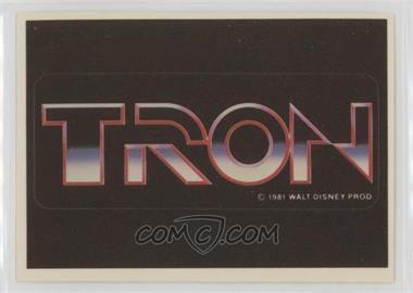 Donruss Logo - 1982 Donruss Tron - Stickers #1 - Tron Logo - COMC Card Marketplace