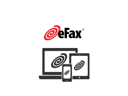 eFax Logo - eFax service to printer automatically