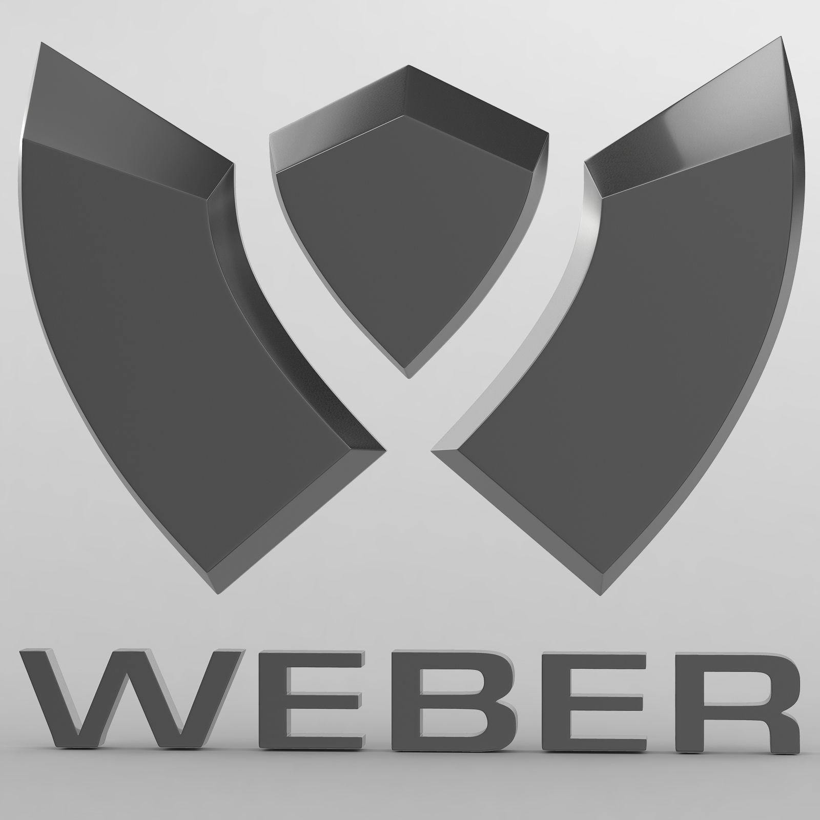 Weber Logo - weber logo 3D model