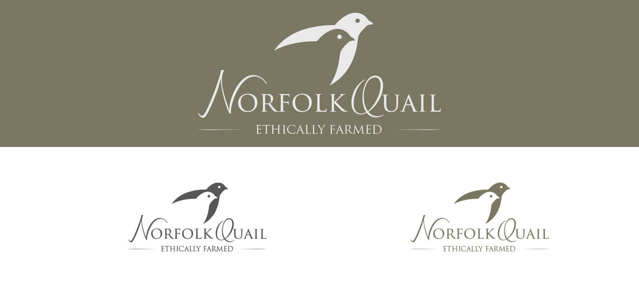 Quail Logo - Norfolk Quail case study | Example Marketing and Web Design