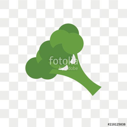 Brocollini Logo - Broccoli vector icon isolated on transparent background, Broccoli ...