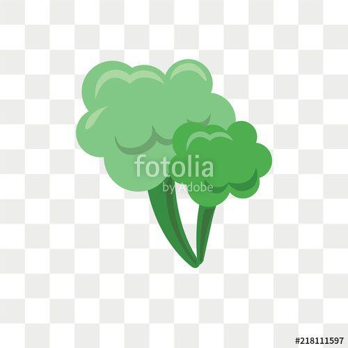 Broccoli Logo - Broccoli vector icon isolated on transparent background, Broccoli ...