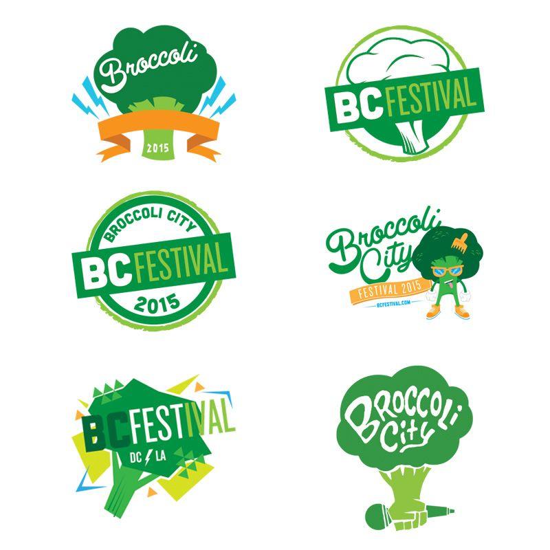 Broccoli Logo - Event Branding: Broccoli City. Bright Light Media