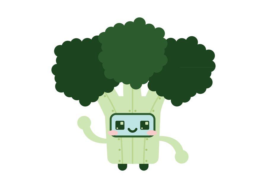 Broccoli Logo - Entry by ryqo for I need a quick robot broccoli logo for a