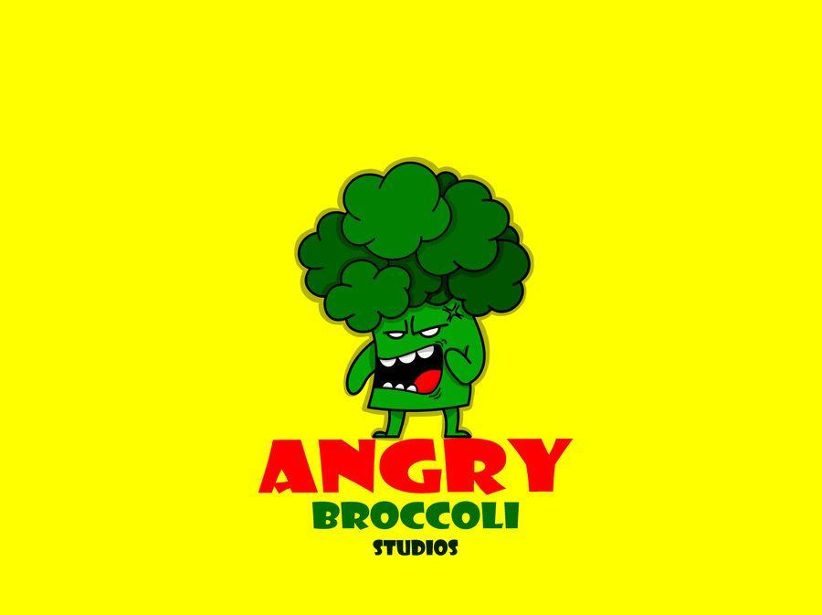 Brocollini Logo - Entry #98 by aanwar27 for Design an angry broccoli logo | Freelancer