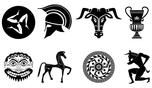 Ancient Logo - Ancient greek logo vector royalty free library - RR collections