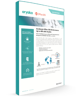 Aryaka Logo - Cloud Acceleration for Microsoft Office 365 | Solution Brief