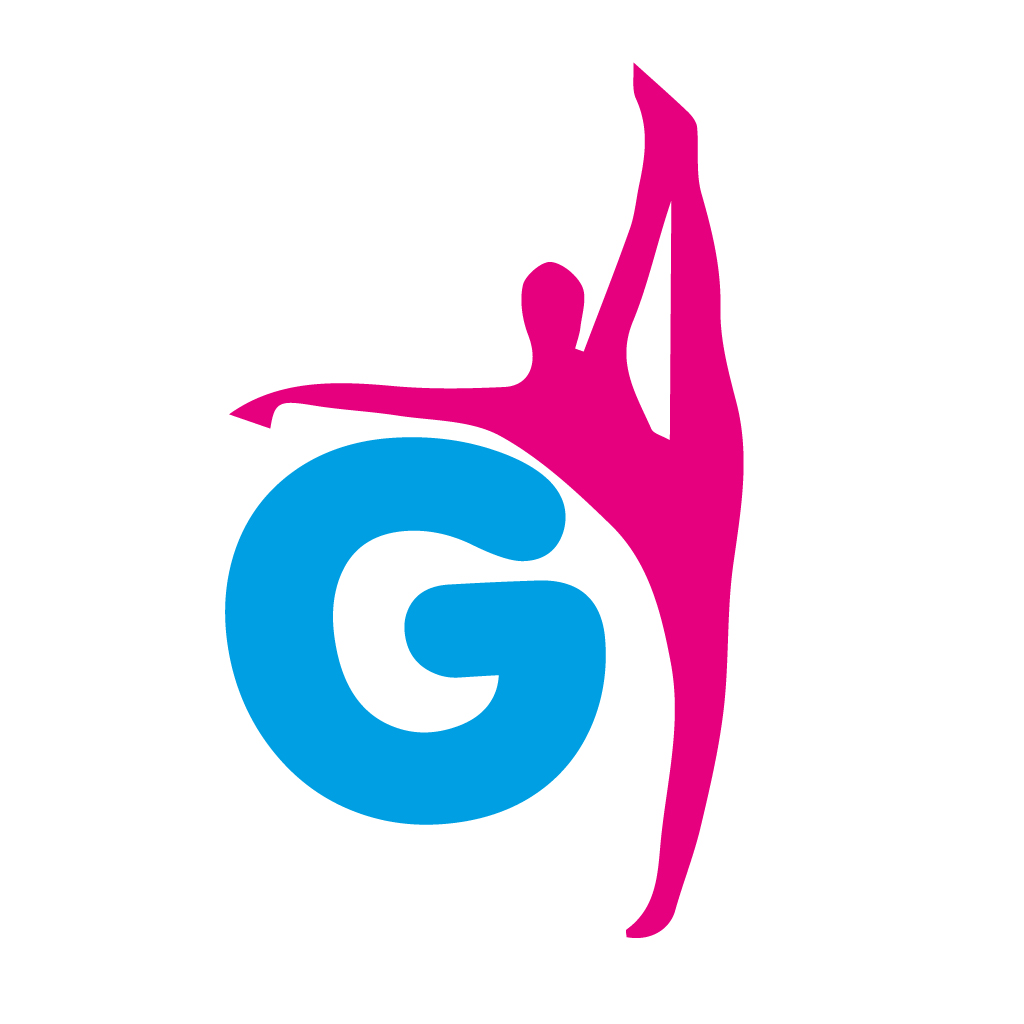 Gymnastics Logo - Head Over Heels About Gymnastics Review | Educational App Store