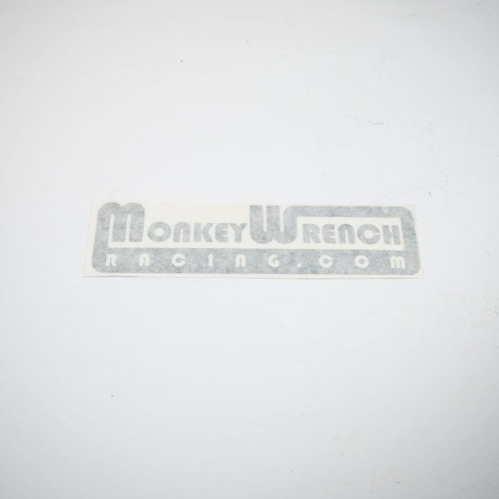 MWR Logo - MWR Logo Decal — 6.5 X 1.75 — Black | Monkeywrench Racing