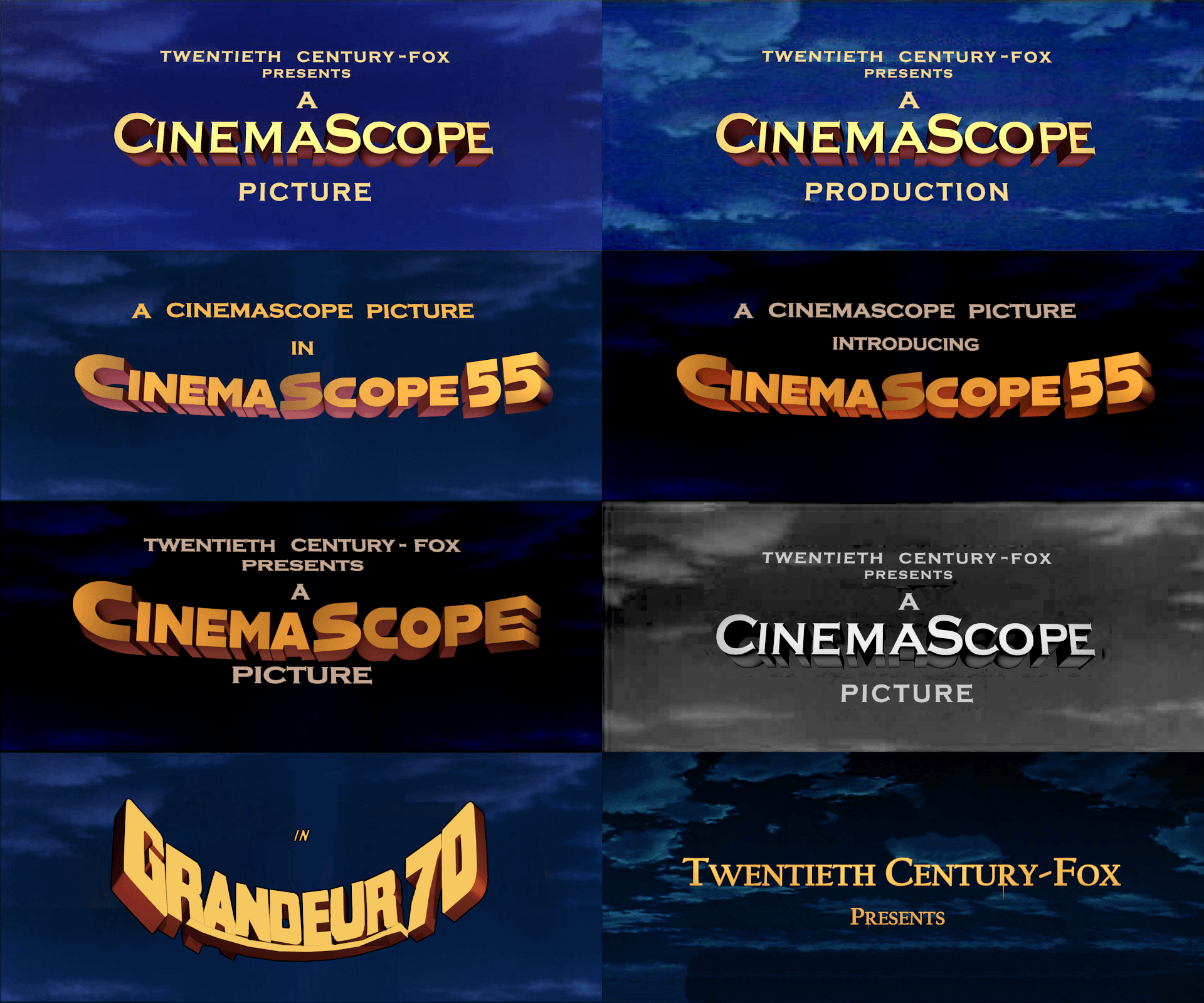 CinemaScope Logo - Retro Fox Logo Remakes P3 (CinemaScope logos) V2 by logomanseva on ...