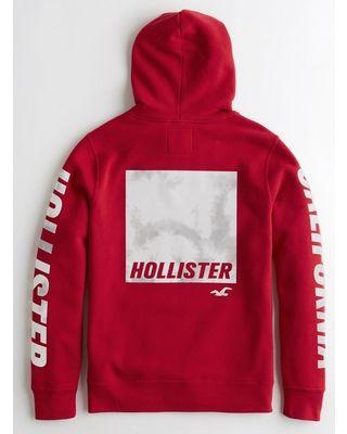 Hollster Logo - Spectacular Deals on Guys Print Logo Graphic Hoodie from Hollister