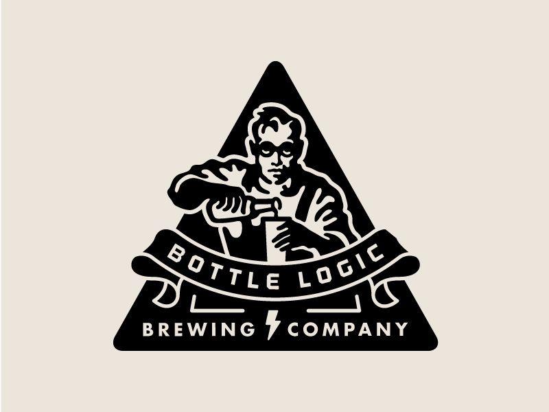 Scientist Logo - Bottle Logic Abandoned Logo Concept - Beer Scientist by Emrich ...
