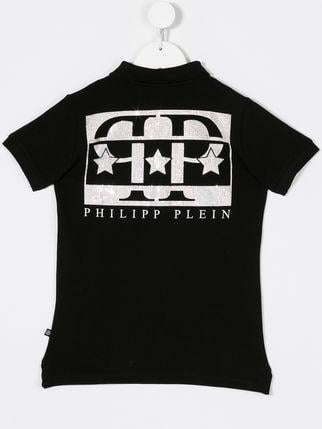 Footaction Logo - embroidered logo Tshirt Black Philipp Plein Discount Perfect ...