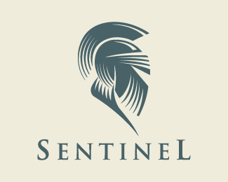 Mideveal Logo - SENTINEL Logo design - medieval helmet logo designed with a classic ...