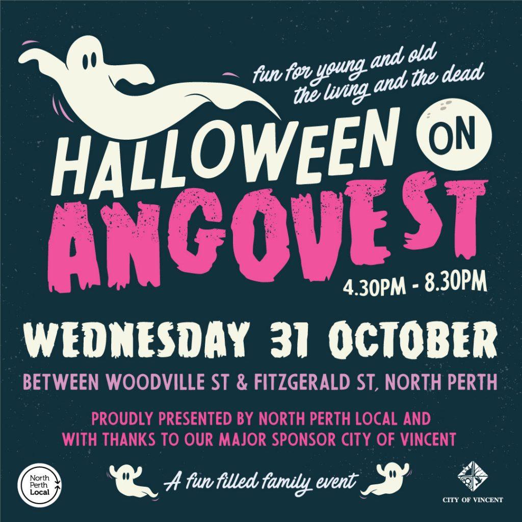 Angove Logo - Halloween on Angove Street | North Perth Local