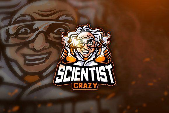 Scientist Logo - Scientist & Esport Logo Logo Templates Creative Market