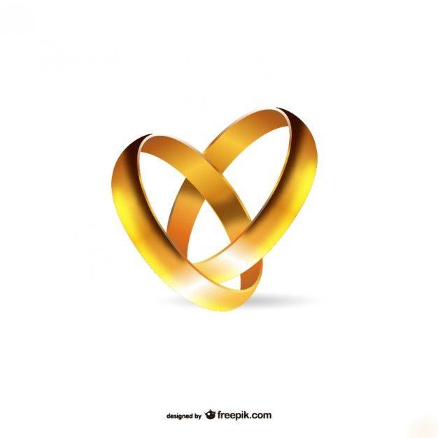 Engagement Logo - Gold engagement rings Vector | Free Download